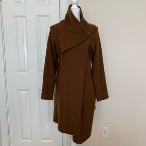 Linea Domani brown wool coat